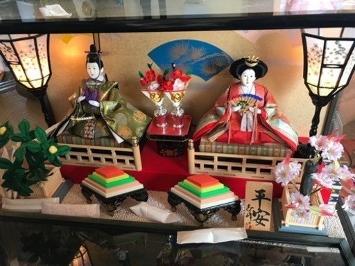 お雛様、ライトアップできます✨