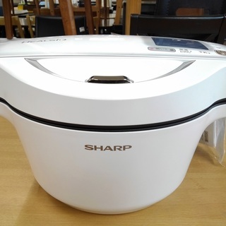 【6ヶ月保証！！】SHARP　水無し自動調理器　2018年製造　KN-HW16D-W