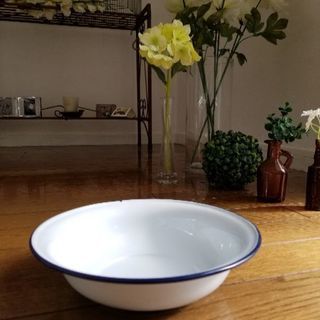 ホーロー　皿　桶