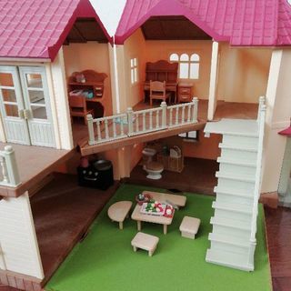 シルバニアファミリー　灯りのともるお家　家具セット