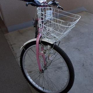 24インチ シマノ6段 児童用 自転車の画像
