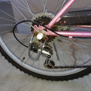 24インチ シマノ6段 児童用 自転車の画像
