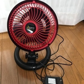 折りたたみ卓上扇風機 2012年製の画像