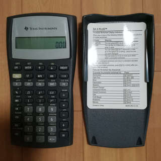金融電卓2個 Texas Instruments BA II P...