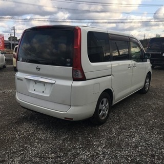 分割可能 日産セレナ 車検2年付 9万キロ ナビ スマートキー 電動ドア 修復歴なしの画像
