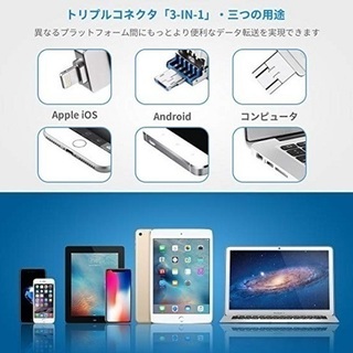 新品 PLUSMARRT USBメモリ 32gb iPhone/Android/PC対応 フラッシュドライブ 送料無料の画像