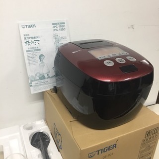 【新品未使用】タイガー 炊飯器 5.5合 圧力IH 土鍋コーティング 5．5合ブラック系）タイガー 圧力IH土鍋コーティング炊飯器