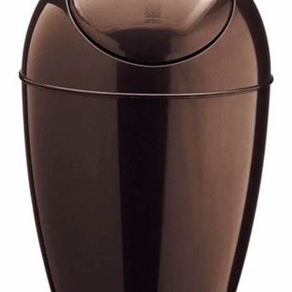 「新品未使用」スイングフタ付 ゴミ箱 メタリックブロンズ 5L