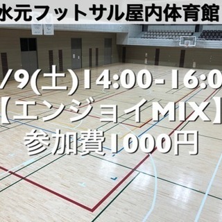 【エンジョイMIX】水元総合スポーツセンター　屋内体育館 3/9...