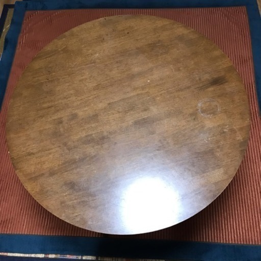 丸型 ダイニングテーブル イス２脚
