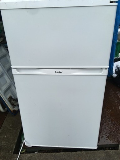 【中古品】Haier ハイアール 冷凍冷蔵庫 JR-N91J　※2015年製