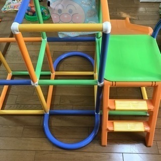 アンパンマン ジャングルジム 滑り台【値下】の画像