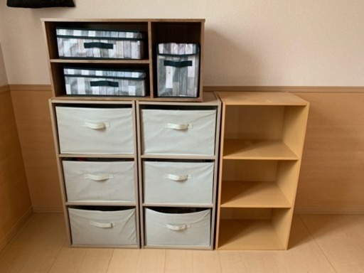 カラーボックス セット 4つ 専用ボックス付き 美品