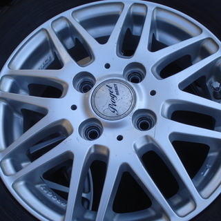 ヨコハマスタッドレス155/65R13軽自動車アルミセット中古　...
