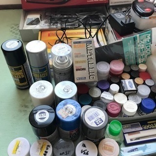 再投稿　新品多数 プラモデル エアブラシ他道具多数の画像