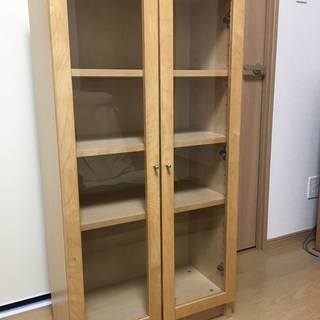 【中古】組み立て式　キッチン食器棚