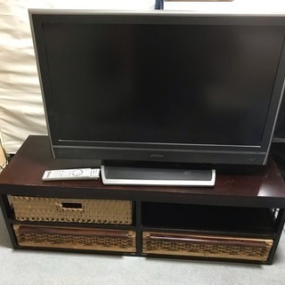 JVCテレビ37インチとテレビ台付