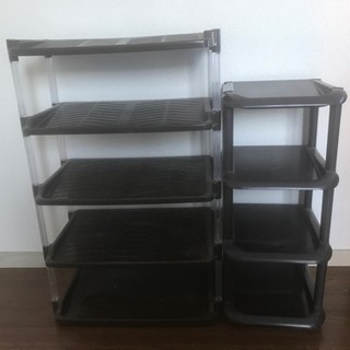 シューズラック？靴箱２個まとめて