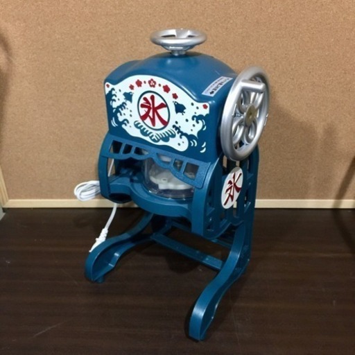 ドウシシャ 電動本格ふわふわ氷かき器 ブルー 2016年モデル DCSP-1651