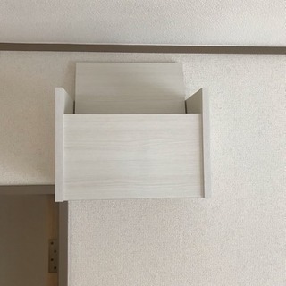 木製ケーブルボックス 壁掛けの画像