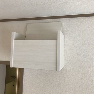 木製ケーブルボックス 壁掛けの画像