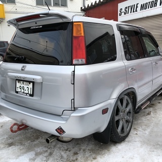 値下げ！！【札幌市発！！】平成１２年車　ホンダ・ＣＲ－Ｖ　走行９．１万キロ　車検３１年３月まで　USDM　シャコタン の画像