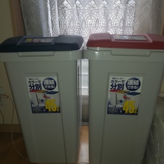 分別ゴミ箱　新品　ジョイント式（連結できます）の画像