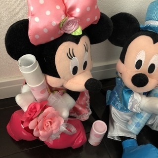 結婚式用 ミッキーミニーぬいぐるみの画像