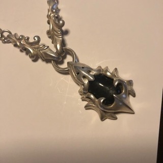 【受け渡し決定】シルバーネックレス  ＢＬＥＳＳ