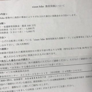  EISAN BIKE 電動アシスト自転車　コストコで2018年夏に購入した。（防犯未登録）の画像