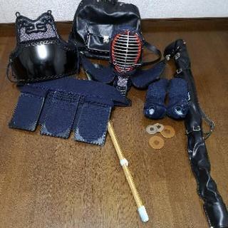 剣道防具一式、防具袋　竹刀　竹刀袋　高学年男児使用