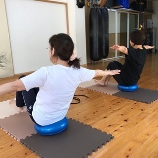 空手の道場でフィットネス！！の画像
