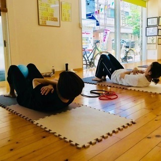 空手の道場でフィットネス！！の画像