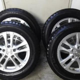 値下げしました。スタッドレス ホイールセット まだまだ使用可能です 195/65R15 トヨタオーリスに使用してました。