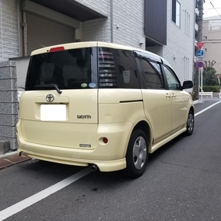 トヨタシエンタＧ　車検33年2月　実走行35000キロ　希少サンルーフ　純正ＨＤＤナビ＆キッズモニター＆バックカメラ　左パワースライド　純正エアロ　禁煙車の画像