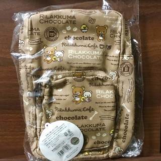 【新品未使用】リラックマ　ボディーバッグ　チョコレート＆コーヒー