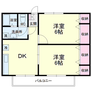 【TIARA202号室（2DK）】お家賃値下げ物件！！仲介手数料...