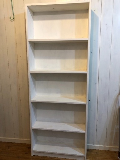 白いナチュラルな木製棚  ハンドメイド