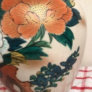 九谷焼  花瓶の画像