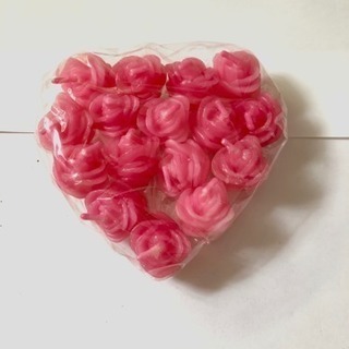 値下げ！★ キャンドル ★ ハート 花★の画像