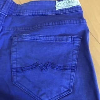 シマロン CIMARRON パープルパンツ 股下73センチの画像