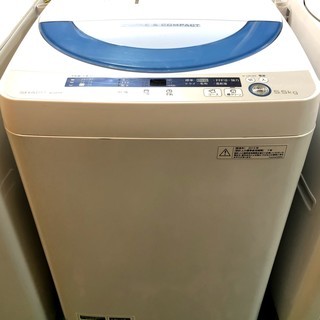 【送料無料・設置無料サービス有り】洗濯機 SHARP ES-GE55P-A 中古