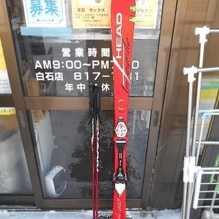 ヘッド カービングスキー 163cm era3.0 TYROLIA10 HEAD ポール付き 札幌市 白石区 東札幌