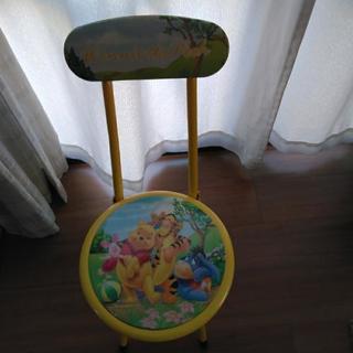 値下げしましたプーさん折り畳み椅子値下げ