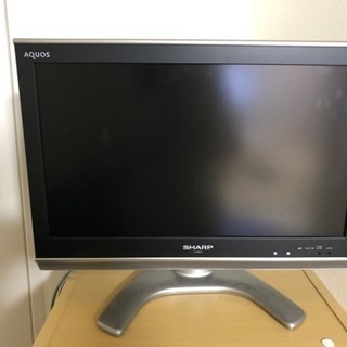 SHARPの液晶テレビ 19インチ？20インチ？