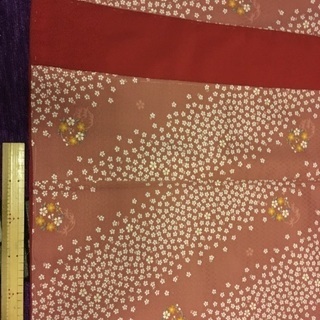 新品未使用 桜満開の小紋