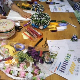 アジサイのリース@オーロラキッチン の画像