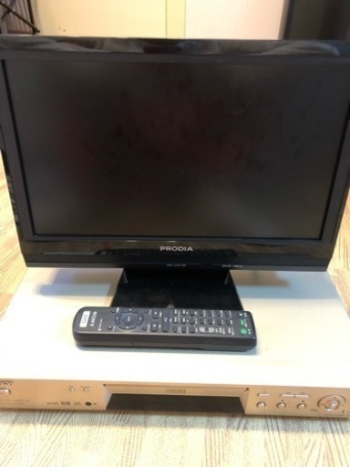 【直接取引2000円】テレビ＆DVDプレーヤーセット