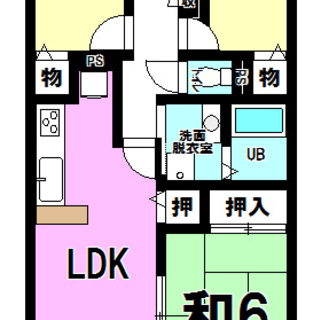 【中古マンション】ラブリハイツ徳島6階　3LDK