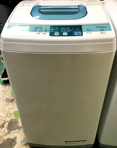 【送料無料・設置無料サービス有り】洗濯機 HITACHI\tNW-5SR 中古